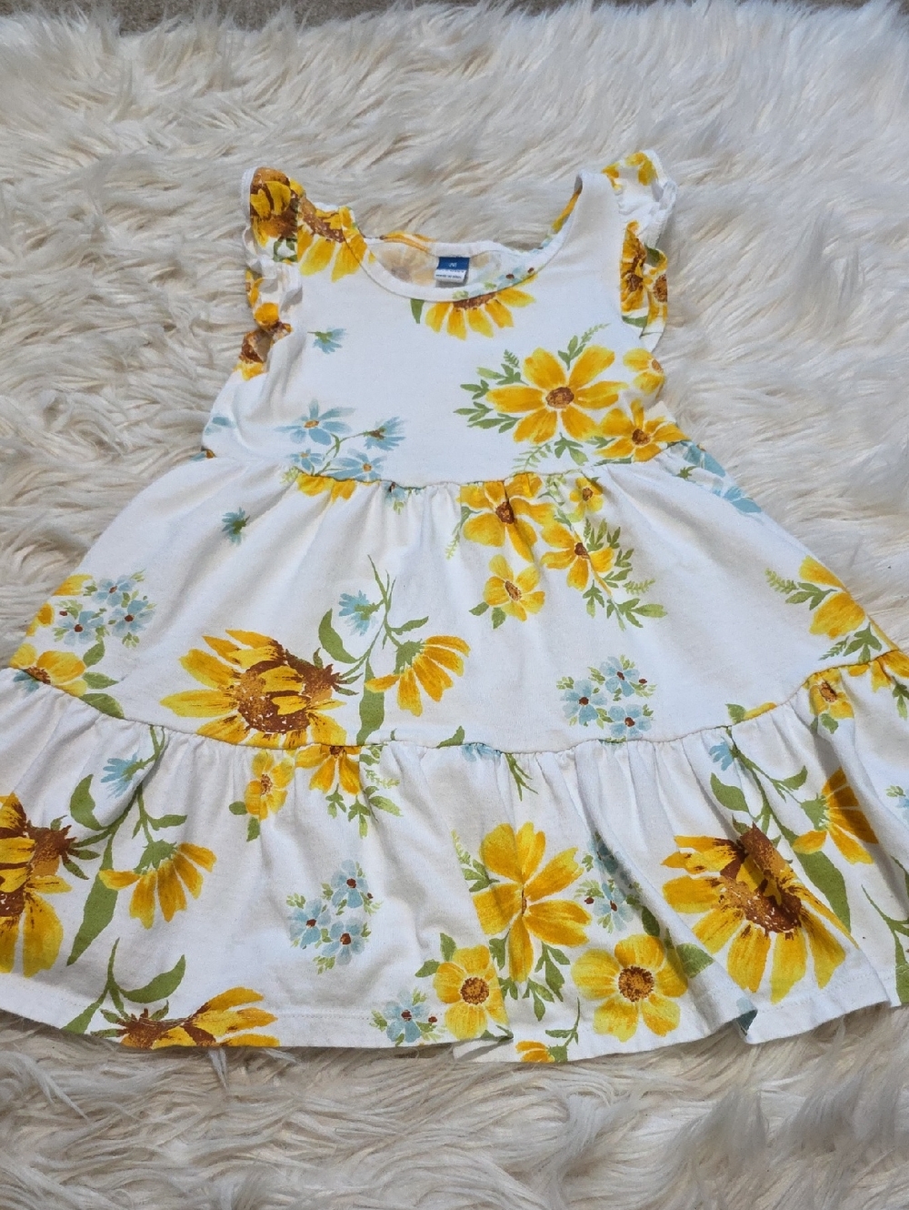 Old Navy Sunflower Dress- 5 Or XS